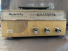 Nobility SIX Transistor AM Table Radio Vintage MCM Rare Green  *TESTED WORKS* picture