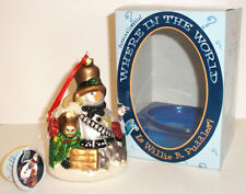 SCOTTISH CHRISTMAS - WILLIE B. PUDDLES WILD WEST - BLOWN GLASS ORNAMENT picture