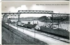 Germany AK Kiel-Holtenau 24159 - Prinz Heinrich Bridge over Kaiser-Wilhelm Kanal picture