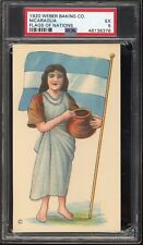 1920 Weber Baking Co. Flags Of Nations Nicaragua PSA 5 picture