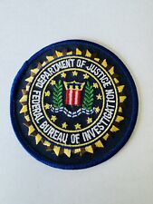 Department of Justice Federal Bureau of Investigation Police Patch FBI  picture