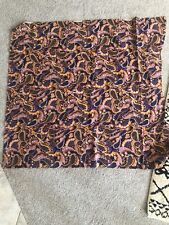 Vintage Cohama Inc. Paisley Floral Fabric Woven. Approximately 44”x42” picture