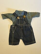 Antique Vintage BUDDY LEE DOLL Denim Jean  Overalls With Denim Collared Shirt picture