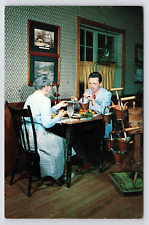 c1950s~Middlebury Vermont VT~The Dog Team~Restaurant~Dining Room~VTG Postcard picture