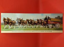 Vintage 1950s Fold Out Anheuser-Busch Budweiser Clydesdale Postcard 11