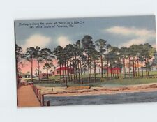 Postcard Cottages along the shore at Wilsons Beach Florida USA picture