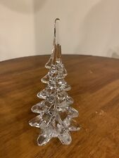 Solid Crystal Christmas Tree by ENESCO Vintage 1987 8.5