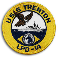 US Navy LPD-14 USS TRENTON 1971-2007 Amphibious Transport Dock Crest Patch picture