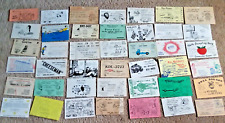 Vintage QSL Radio Cards Lot Amateur Radio CB  Radio Lot of 40 picture