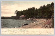 Scene in Wildwood Park Putnam Connecticut CT 1906 Postcard picture
