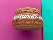 Navajo Etched Pottery with original label picture
