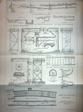 Engineering News May 30 1895 Article & Foldout Subway For Electric Cars Boston picture