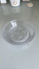 Authentic Versace Vintage Ashtray Tray Greca Clear Deadstock picture