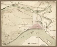 1778 Map| Philadelphia and vicinity. Military| Early Fortification|Manuscript Pe picture