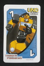 Uno Flip Transformers Card Blue Bumblebee #1 (B) picture
