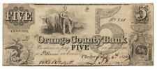 Orange County Bank $5 - Obsolete Notes - Paper Money - US - Obsolete picture