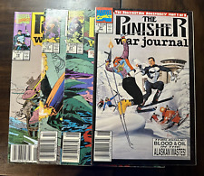 THE PUNISHER WAR JOURNAL LOT OF 4 - 13,19,21,31 - MARVEL - SEE PICS picture