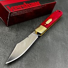 KERSHAW Culpepper Red Bone Handle Slip Joint Blade EDC Folding Pocket Knife NEW picture