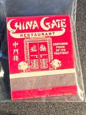 VINTAGE MATCHBOOK - CHINA GATE RESTAURANT - CLEVELAND, OHIO  - UNSTRUCK BEAUTY picture