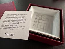 CARTIER White Trinket Tray Porcelain Made in France New in Box picture