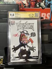 Venom 18 CGC 9.8 SS Skottie Young Custom Label picture