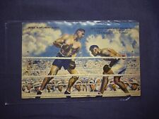 Jack Dempsey Knocks Out Jess Willard Vintage Unused Postcard picture