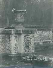 L.P., France, Versailles. Vintage Silver Print Neptune Basin.  Arg Print picture