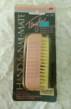 Vintage Kellogg Brush Co. HAND/NAIL Mate Brush 2 Sided Pink New Old Stock picture