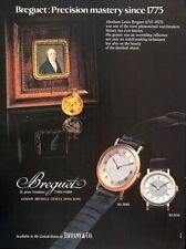 1983 BREGUET Watches Precision Mastery Since 1775 in US TIFFANY & Co PRINT AD picture