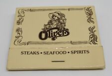 Olivers Holiday Inn Padre Island Corpus Christi Texas FULL Matchbook picture
