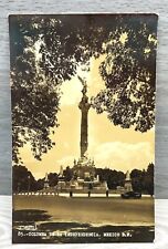 Vintage Postcard Columna De La Independencia Angel Independence Mexico RPPC picture
