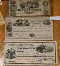Vintage Ephemera Lot 100+ Items Currency Stocks Bank Checks Stamps Retails $250 picture