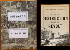 JOURNALISM  +  DAYS OF DESTRUCTION DAYS OF REVOLT (2012)  Joe Sacco  1sts picture