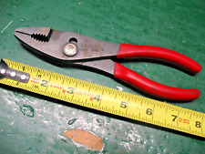 SNAP - ON 47CP USA SLIP JOINT  PLIERS  SOFT GRIPS  VERY NICE picture