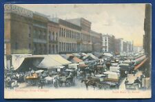 Chicago ILLinois il Greetings South Water Street Market Scene postcard picture