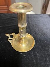 vintage bass candle stick 5 inches in hight no dings in great shape picture