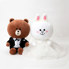 NEW Original Line Friends Brown Cony Wedding Costume Plush Dolls Bear Gifts Hot picture