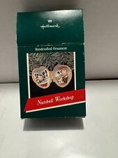 Vintage Hallmark Keepsake Ornament “Nutshell Workshop” Walnut - 1989, with Box picture