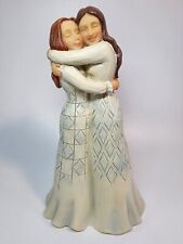 Enesco Jim Shore Two Girls Hugging Figurine 