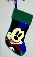 Vintage Large Felt 3D Disney Store Mickey Mouse Christmas Stocking 21