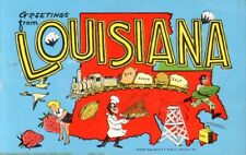 Postcard - Greetings from Louisiana, Vintage picture