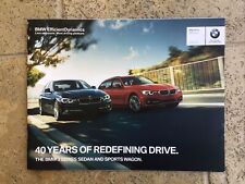 2015 2016 BMW 3 SERIES 40 YEAR HISTORY NEW RARE BROCHURE picture