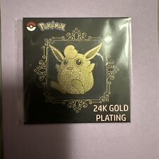 Wigglytuff Pokémon 24k Gold Plated Sticker picture