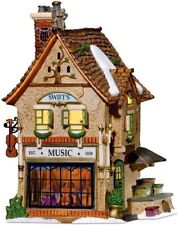 Department 56 Dickens Village Swifts Stringed Instruments Lit House 58753 NEW P picture