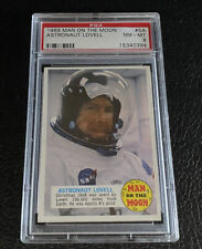 PSA 8 1969 Topps Man On The Moon Jim Lovell Rookie Card #5A Tom Hanks Apollo 13 picture
