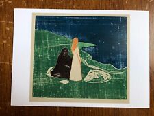 Ocean Postcard: Women on the Shore Woodcut by Edvard Munch, 1898 picture