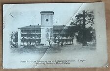 1911 Oldest Barracks Building Largest Recruiting Station Columbus OH Postcard picture