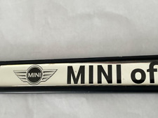 Mini of Hawaii License Plate Frame From Mini BMW dealership car METAL REAL Paint picture