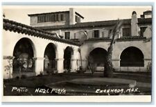 c1930's Hotel Playa Patio View Ensenada Baja CA Mexico RPPC Photo Postcard picture