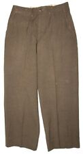 ORIGINAL, POST WWII 1948 DATED WOOL COMBAT FIELD TROUSERS picture